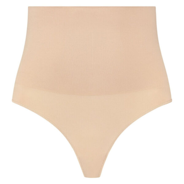 BYE-BRA - FAJA SIN COSTURAS ESTILO TANGA BEIGE TALLA M - Imagen 3