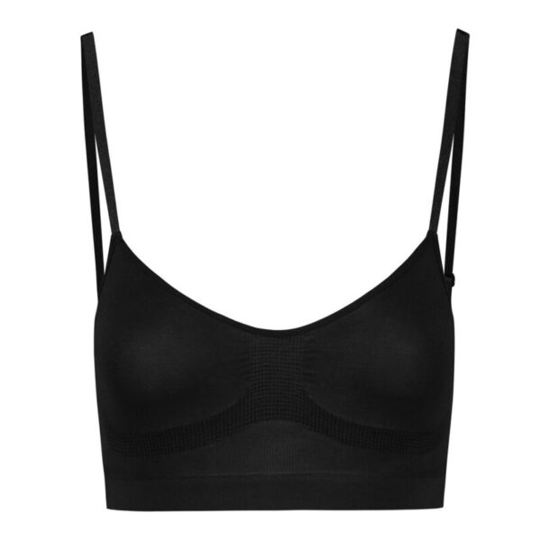 BYE-BRA - MEDIUM CONTROL SUJETADOR SIN COSTURAS NEGRO TALLA S - Imagen 4