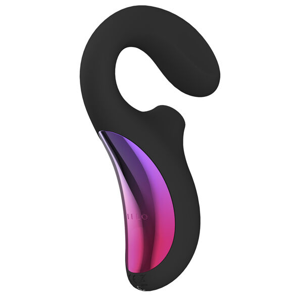 LELO - ENIGMA DOBLE ESTIMULACIÓN SUCCION MASAJEADOR NEGRO - Imagen 2