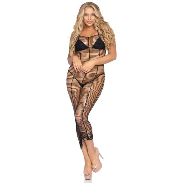LEG AVENUE - VESTIDO LINEAS HORIZONTALES TALLA ÚNICA - Imagen 4