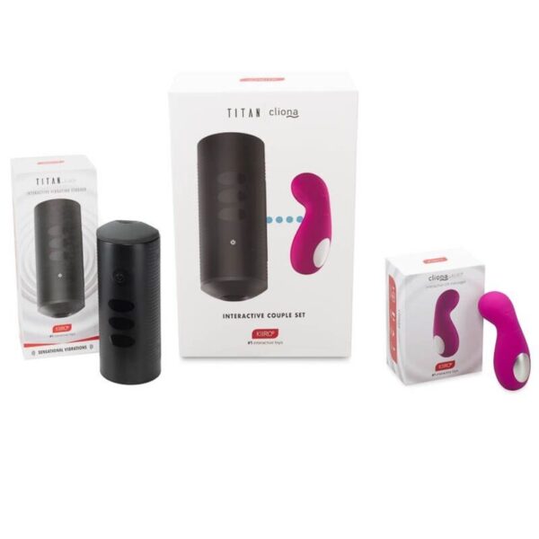 KIIROO - TITAN Y CLIONA SET PAREJAS LILA - Imagen 4