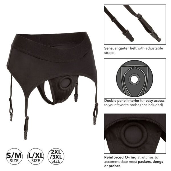 CALEXOTICS - BOUNDLESS ARNÉS TANGA CON LIGUERO L/XL - Imagen 3