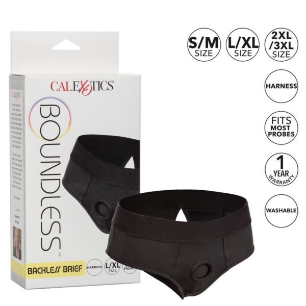 CALEXOTICS - BOUNDLESS ARNÉS CALZONCILLO CON ABERTURA TRASERA L/XL - Imagen 2
