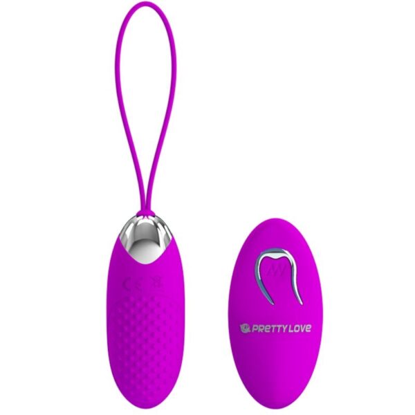 PRETTY LOVE - JOANNA HUEVO VIBRADOR CONTROL REMOTO 12 MODOS - Imagen 2