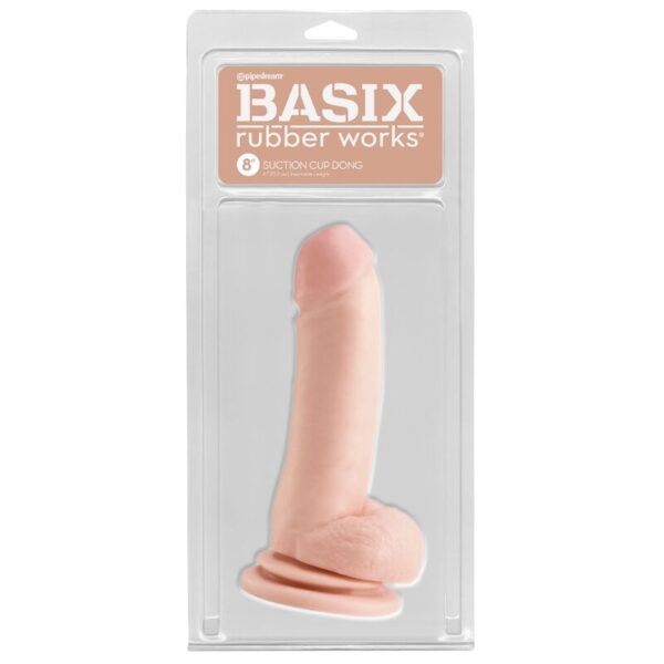 BASIX - PENE DE GELATINA ONDAS ESTIMULADORAS NATURAL 18 CM - Imagen 2