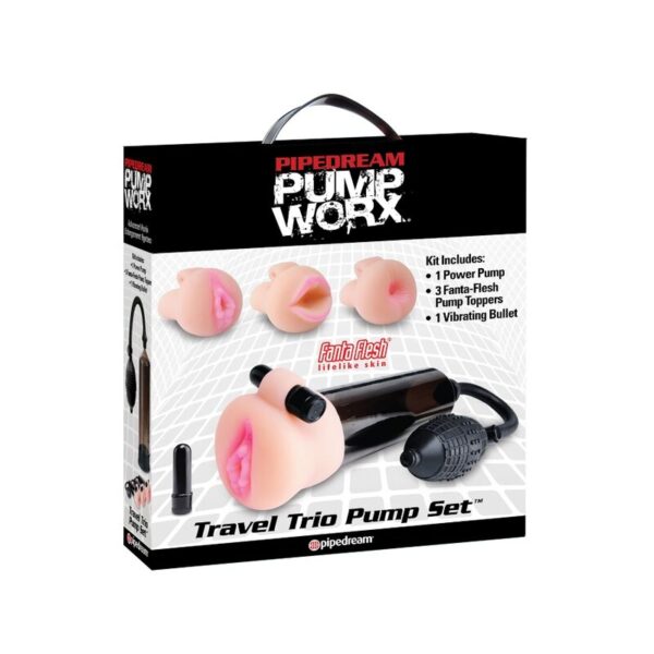 PUMP WORX - BOMBA DE ONDAS ESTIMULADORAS CON MASTURBADOR - Imagen 3