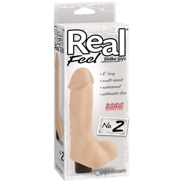 REAL FEEL - LIFELIKE TOYZ VIBRADOR NUM 2 NATURAL - Imagen 2
