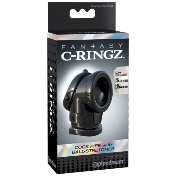 FANTASY C-RINGZ - COCK PIPE WITH BALL STRECH - Imagen 3