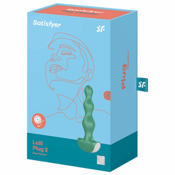 SATISFYER - LOLLI PLUG 2 PLUG VIBRATOR GRIS - Imagen 3