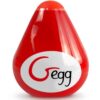 G-VIBE - HUEVO MASTURBADOR TEXTURADO REUTILIZABLE ROJO - Imagen 2