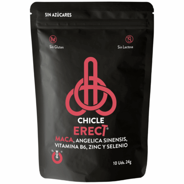 WUG SEX SENSE - ERECT CHICLE POTENCIADOR ERECCIÓN 10 UNIDADES