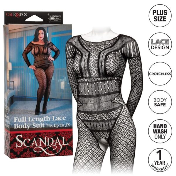 CALEXOTICS - LACE BODY SUIT TALLA PLUS - Imagen 3