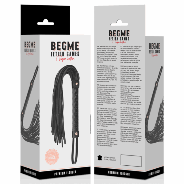 BEGME - BLACK EDITION LÁTIGO CUERO VEGANO - Imagen 5