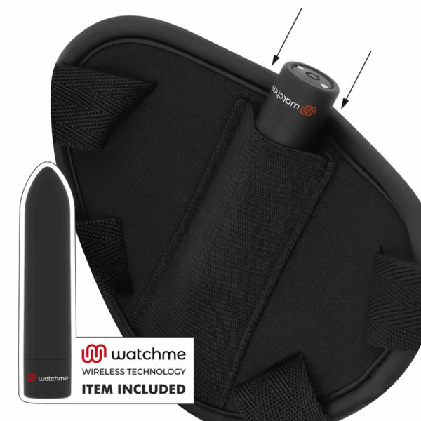 FETISH SUBMISSIVE CYBER STRAP - ARNÉS CON DILDO Y BALA CONTROL REMOTO TECNOLOGÍA WATCHME S - Imagen 3
