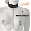 COQUETTE CHIC DESIRE - FANTASY COLLAR CON PINZAS PEZONES CON FORRO DE NEOPRENO - Imagen 2
