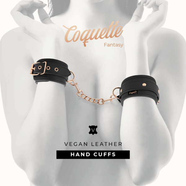 COQUETTE CHIC DESIRE - FANTASY ESPOSAS PARA MANOS CUERO VEGANO CON FORRO DE NEOPRENO - Imagen 2