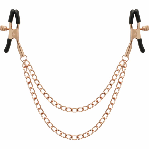 COQUETTE CHIC DESIRE - FANTASY PINZAS METALICAS PEZONES CON CADENA - Imagen 4