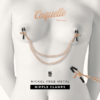 COQUETTE CHIC DESIRE - FANTASY PINZAS METALICAS PEZONES CON CADENA - Imagen 2