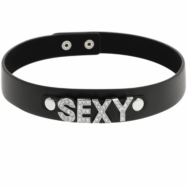 COQUETTE CHIC DESIRE - CHOKER CUERO VEGANO SEXY - Imagen 3