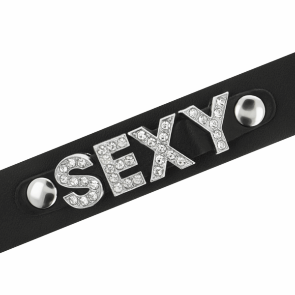 COQUETTE CHIC DESIRE - CHOKER CUERO VEGANO SEXY - Imagen 4