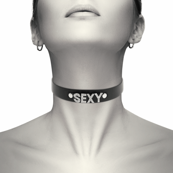 COQUETTE CHIC DESIRE - CHOKER CUERO VEGANO SEXY - Imagen 2