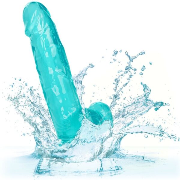 CALEXOTICS - SIZE QUEEN DILDO AZUL 15.3 CM - Imagen 5