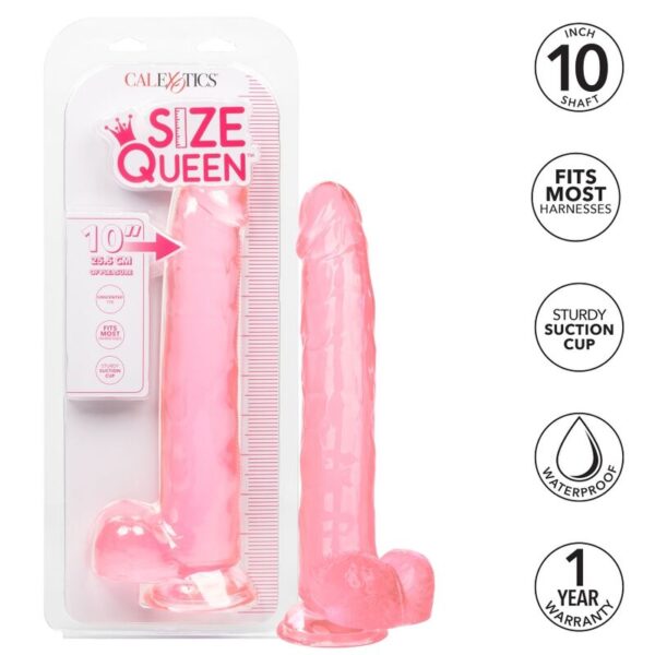 CALEXOTICS - SIZE QUEEN DILDO ROSA 25.5 CM - Imagen 2