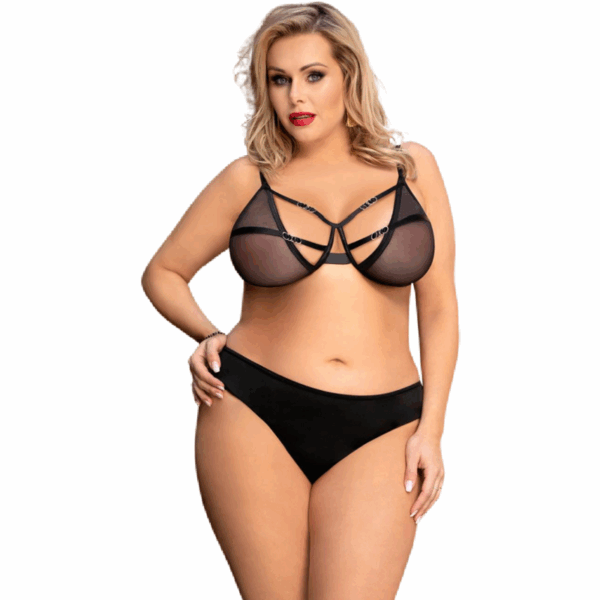 QUEEN LINGERIE - SET DOS PIEZAS S/M - Imagen 3
