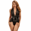 QUEEN LINGERIE - TEDDY ESCOTADO DE ENCAJES S/M - Imagen 3