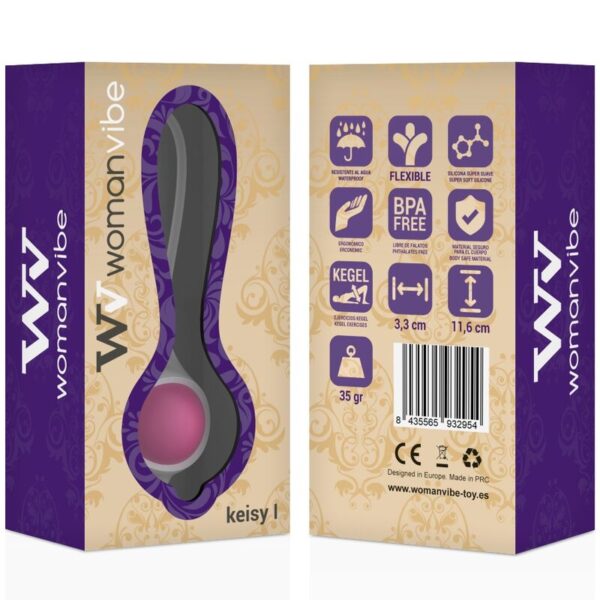 WOMANVIBE - KEISY I BOLA GEISHA SILICONA - ROSA - Imagen 2