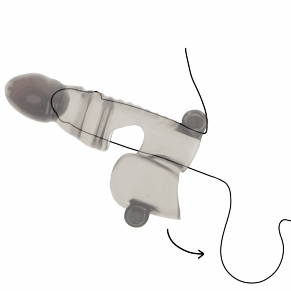 OHMAMA - FUNDA PENE Y TESTÍCULOS 3 MOTORES - Imagen 2