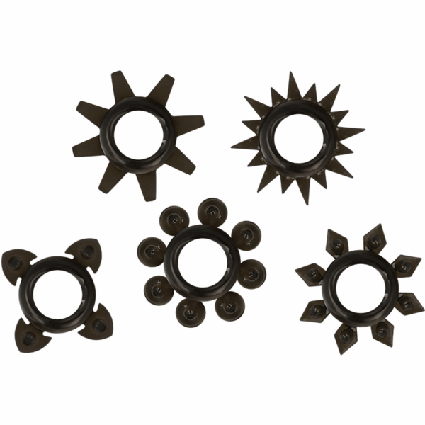 OHMAMA - SET 5 ANILLOS SILICONA TESTÍCULOS Y PENE - Imagen 2