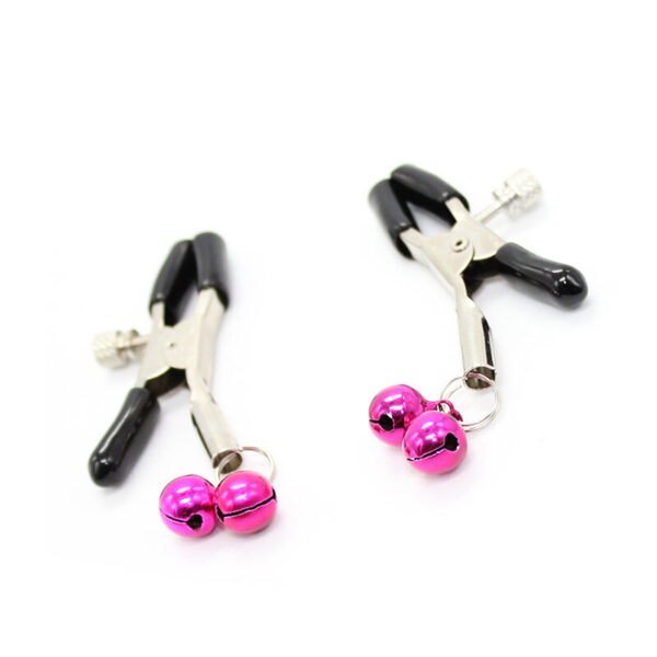 OHMAMA FETISH - PINZAS PEZONES CON CASCABEL ROSA - Imagen 3
