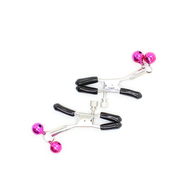 OHMAMA FETISH - PINZAS PEZONES CON CASCABEL ROSA - Imagen 5