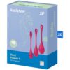 SATISFYER - YONI POWER 1 KIT DE ENTRENAMIENTO ROJO - Imagen 4