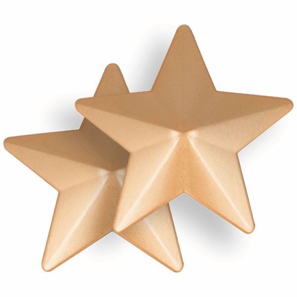 COQUETTE CHIC DESIRE - CUBRE PEZONES METAL ESTRELLAS - Imagen 3