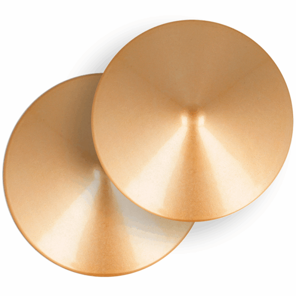 COQUETTE CHIC DESIRE - CUBRE PEZONES METAL CIRCULOS DORADOS - Imagen 4