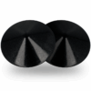 COQUETTE CHIC DESIRE - CUBRE PEZONES METAL CIRCULOS NEGROS - Imagen 3