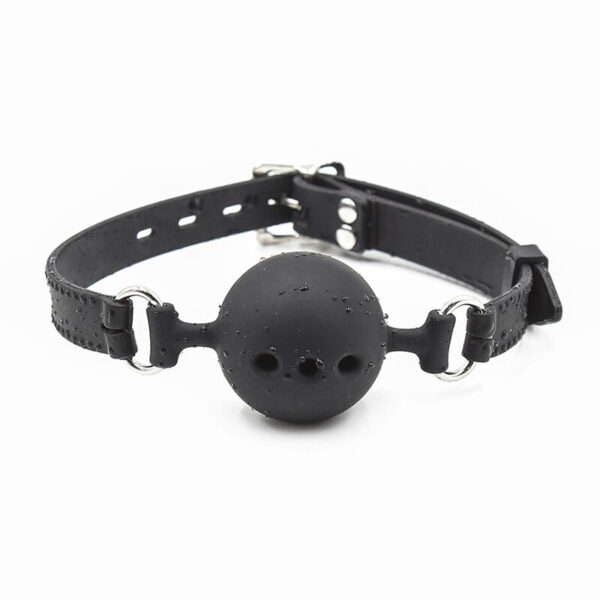 OHMAMA FETISH - MORDAZA BOLA TRANSPIRABLE SILICONA TALLA L - Imagen 3