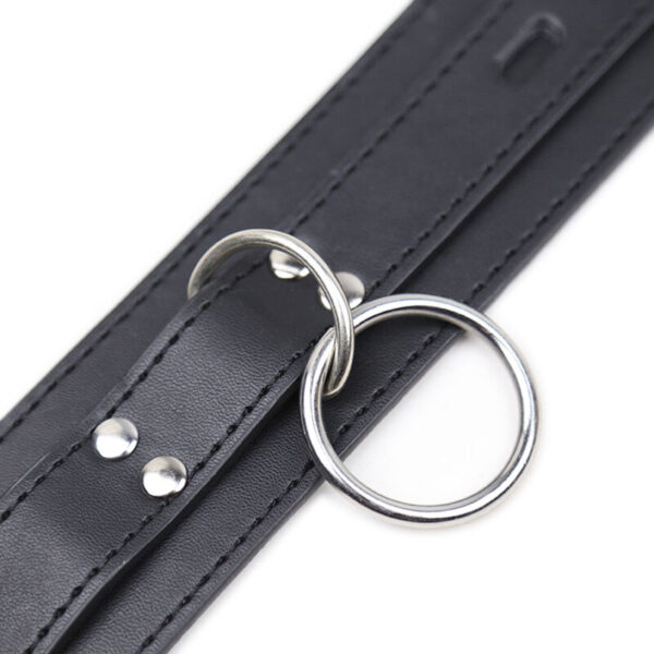 OHMAMA FETISH - COLLAR SUMISION CON 3 ANILLAS - Imagen 2