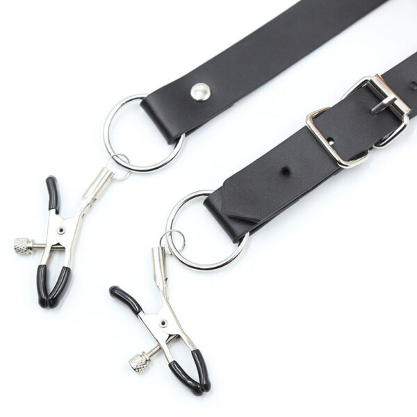 OHMAMA FETISH - PINZAS CLITORIS CON CORREAS PIERNAS - Imagen 5
