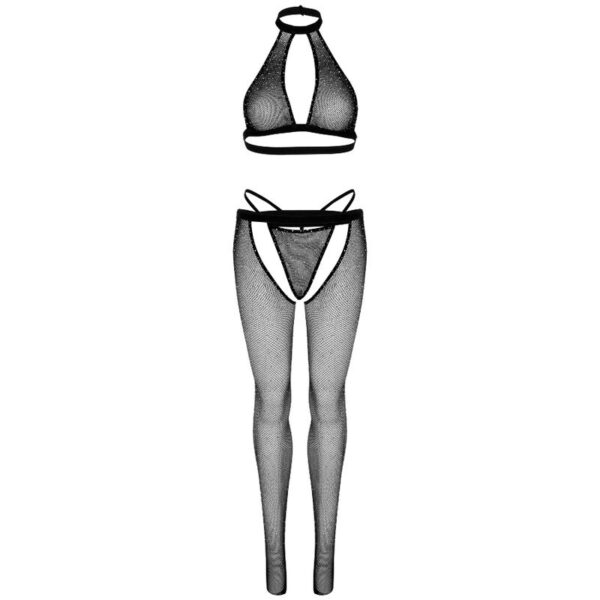 LEG AVENUE - TOP CUERPO DE RED CON TANGA Y MEDIAS - Imagen 5