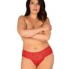 OBSESSIVE - BLOSS MINA PANTIES 4XL/5XL