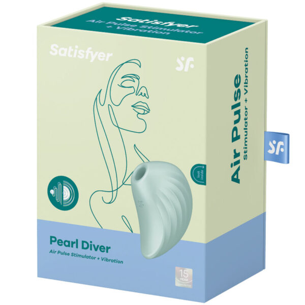 SATISFYER - PEARL DIVER ESTIMULADOR Y VIBRADOR VIOLETA - Imagen 4