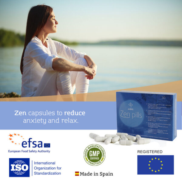 500 COSMETICS - ZEN PILLS CÁPSULAS RELAJACIÓN Y REDUCCIÓN ANSIEDAD - Imagen 2
