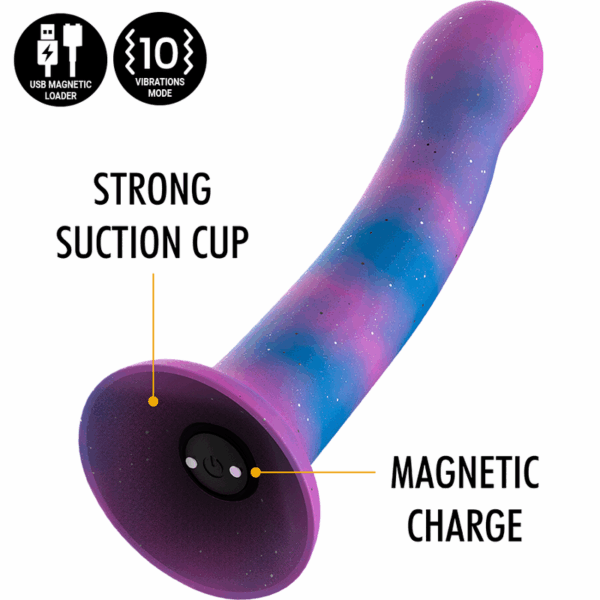MYTHOLOGY - DION GALACTIC DILDO S - VIBRADOR COMPATIBLE CON WATCHME WIRELESS TECHNOLOGY - Imagen 2