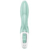 SATISFYER - AIR PUMP BUNNY 5+ VIBRADOR RABBIT INFLABLE APP VERDE - Imagen 2