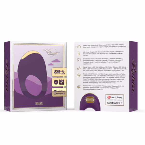 TREASURE - ROBIN VIBRATING RING COMPATIBLE CON WATCHME WIRELESS TECHNOLOGY - Imagen 2