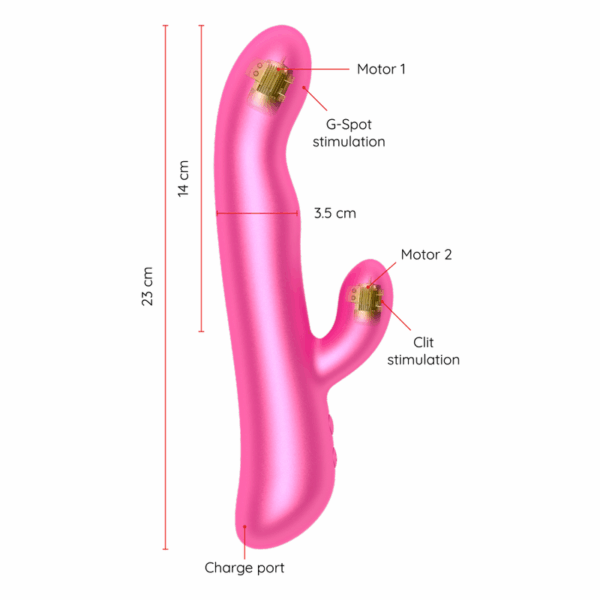 ONINDER - OSLO VIBRACIÓN Y ROTACIÓN ROSA - APLICACIÓN GRATUITA - Imagen 3