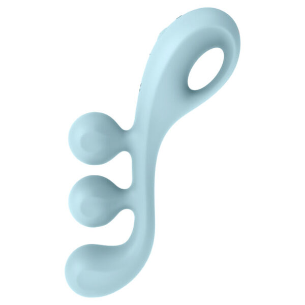 SATISFYER - TRI BALL 2 MULTI VIBRADOR AZUL - Imagen 2